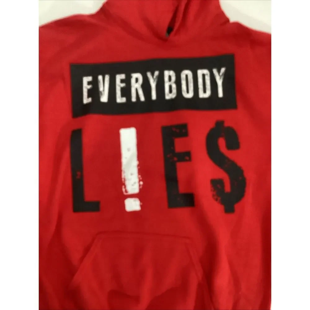 Served Fresh collection XS Sweatshirt Hoodie Pinocchio Red Black‎ 58926